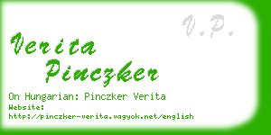 verita pinczker business card
